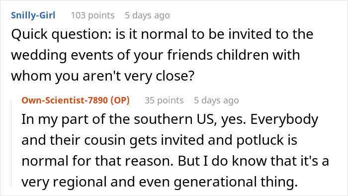 Newlyweds Ask Woman To Return Their Wedding Gift After They Didn’t Even Invite Her Newlyweds Ask Woman To Return Their Wedding Gift After They Didn’t Even Invite Her
