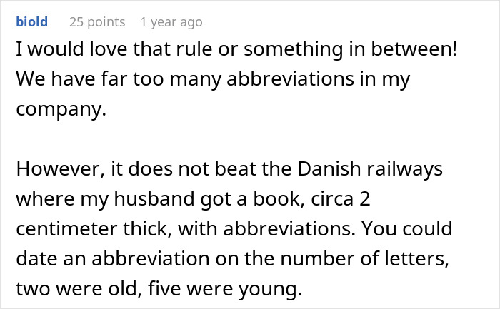 Woman Maliciously Complies With “No Abbreviations” Rule, Makes Supervisor Look Stupid Woman Maliciously Complies With “No Abbreviations” Rule, Makes Supervisor Look Stupid