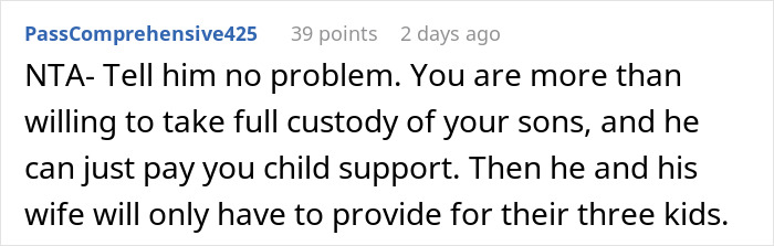 “AITA For Reminding My Ex I’m Only Responsible For Our Children And Not All Of His Kids?” “AITA For Reminding My Ex I’m Only Responsible For Our Children And Not All Of His Kids?”