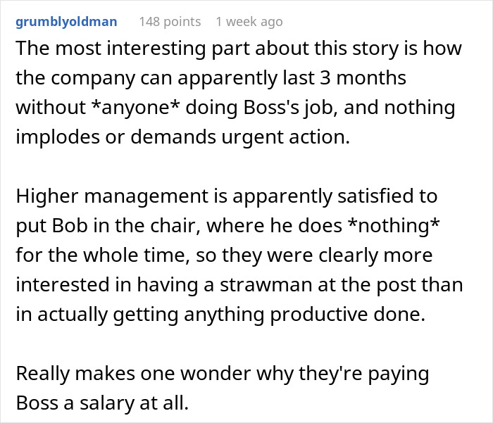 Boss Claims No One Can Replace Her, Company Hires Clueless 24YO, She Returns To Chaos 3 Months Later Boss Claims No One Can Replace Her, Company Hires Clueless 24YO, She Returns To Chaos 3 Months Later