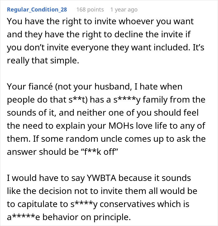 Man Rejects Bride’s BFF’s Polyamorous Partners To Prevent Family Backlash, Receives An Ultimatum Man Rejects Bride’s BFF’s Polyamorous Partners To Prevent Family Backlash, Receives An Ultimatum