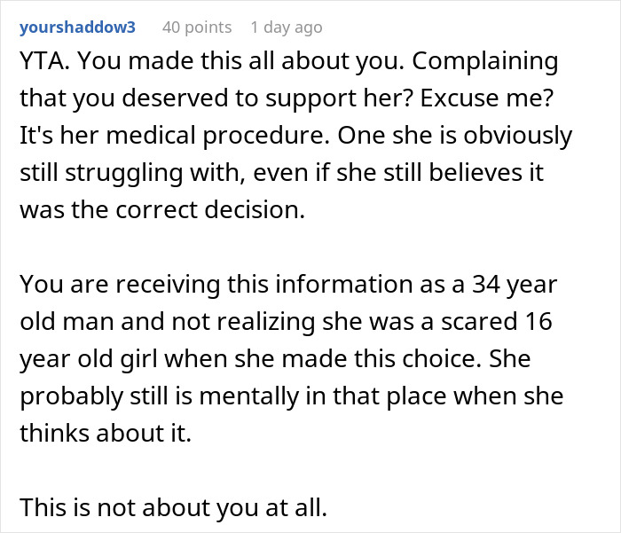 Pro-Choice Man Shocked To Find That Wife Had An Abortion When They Dated In High School Pro-Choice Man Shocked To Find That Wife Had An Abortion When They Dated In High School