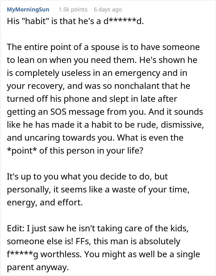 Woman Asks If She Should Divorce Her Husband After His Grave Error Nearly Cost Her Her Life Woman Asks If She Should Divorce Her Husband After His Grave Error Nearly Cost Her Her Life