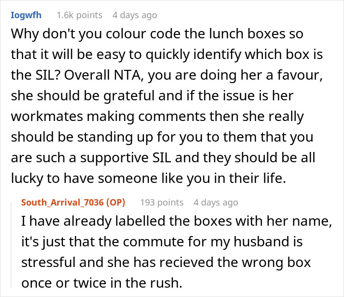 Woman Cooks For Her SIL Every Day, Gets Complaints About The Meals Being Too “Bourgeois” Woman Cooks For Her SIL Every Day, Gets Complaints About The Meals Being Too “Bourgeois”