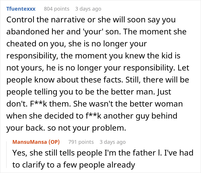 Man Turns His Back On Cheating Ex And Her Baby After DNA Test Results: “She’s On Her Own” Man Turns His Back On Cheating Ex And Her Baby After DNA Test Results: “She’s On Her Own”