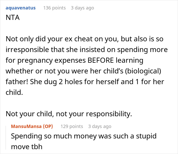 Man Turns His Back On Cheating Ex And Her Baby After DNA Test Results: “She’s On Her Own” Man Turns His Back On Cheating Ex And Her Baby After DNA Test Results: “She’s On Her Own”