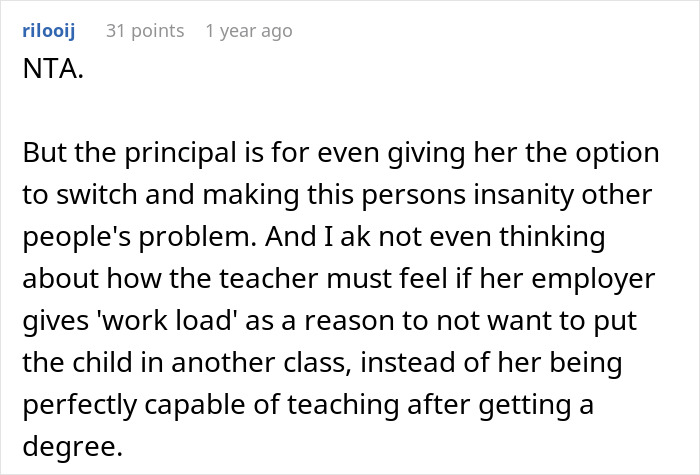 Mom Underestimates 24YO Teacher With No Kids, Demands That Principal Switch Her Daughter’s Class Mom Underestimates 24YO Teacher With No Kids, Demands That Principal Switch Her Daughter’s Class