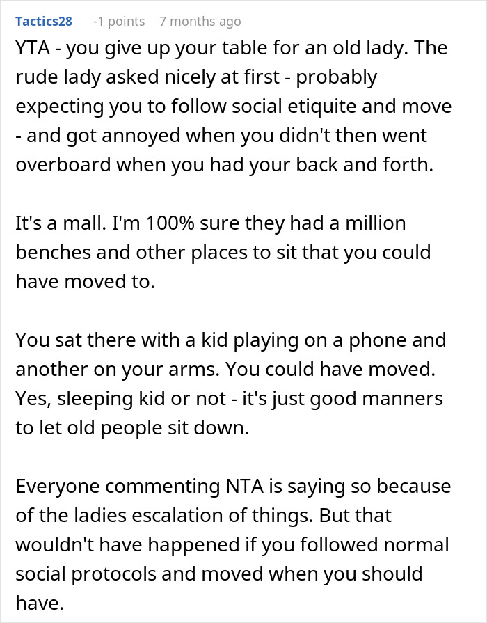 “She’s Scaring My Kids”: Entitled Woman Wants A Table, Tries Taking It From The Wrong Person “She’s Scaring My Kids”: Entitled Woman Wants A Table, Tries Taking It From The Wrong Person