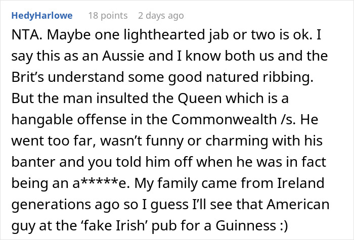 Irish American Mocks A British Guy, Gets A Reality Check After He Waves Passport In His Face Irish American Mocks A British Guy, Gets A Reality Check After He Waves Passport In His Face