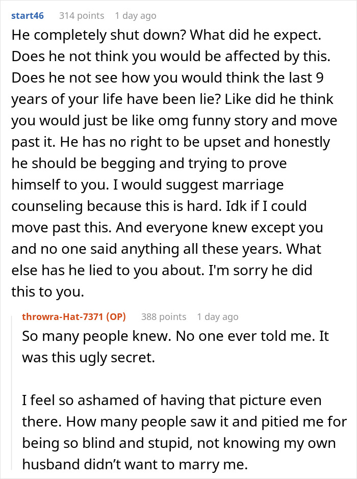 Wife Heartbroken After Finding Out That Her Husband Of 9 Years Didn’t Really Want To Marry Her Wife Heartbroken After Finding Out That Her Husband Of 9 Years Didn’t Really Want To Marry Her