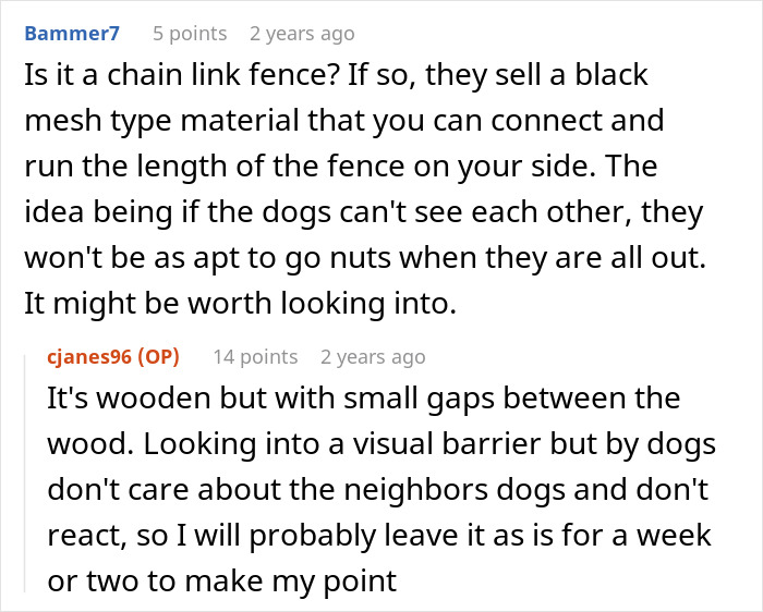 Bad Neighbors Scream At Lady For Using Her Own Yard Due To Their Reactive Dogs, She Gets Revenge Bad Neighbors Scream At Lady For Using Her Own Yard Due To Their Reactive Dogs, She Gets Revenge