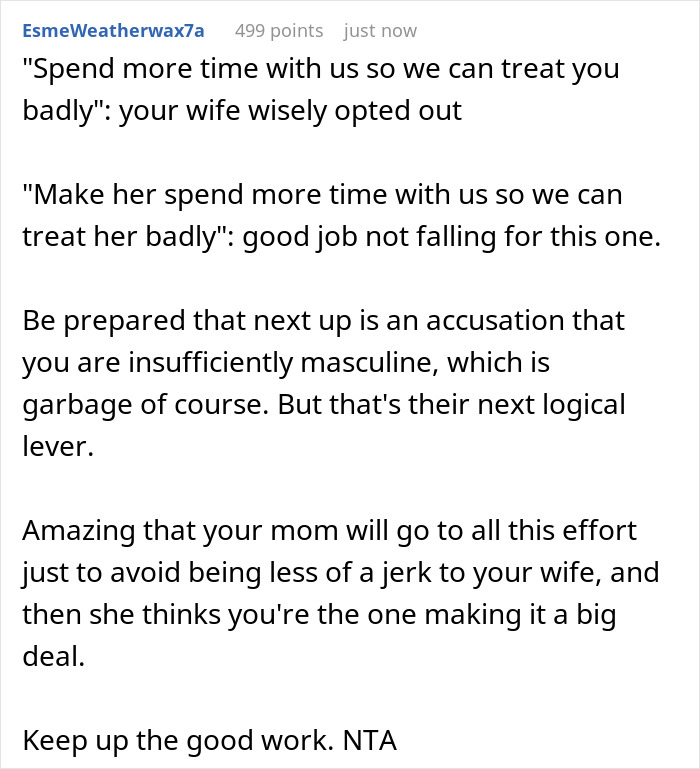 Man’s Family Jealous Of Wife's Cooking, Cause Fuss When She Hangs With Guys Instead Of Cooking Man’s Family Jealous Of Wife's Cooking, Cause Fuss When She Hangs With Guys Instead Of Cooking