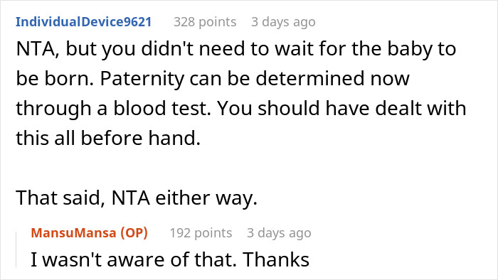 Man Turns His Back On Cheating Ex And Her Baby After DNA Test Results: “She’s On Her Own” Man Turns His Back On Cheating Ex And Her Baby After DNA Test Results: “She’s On Her Own”