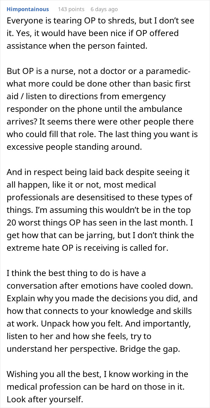 “I Just Kept Eating”: Nurse Confused Why Fiance Won’t Live With Him After He Ignores Emergency “I Just Kept Eating”: Nurse Confused Why Fiance Won’t Live With Him After He Ignores Emergency