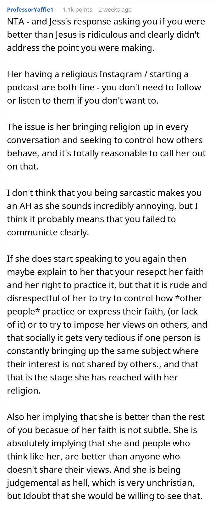 Christian Teen Implies She’s Better Than Her Friends, Friend Tells Her To Shut It Christian Teen Implies She’s Better Than Her Friends, Friend Tells Her To Shut It