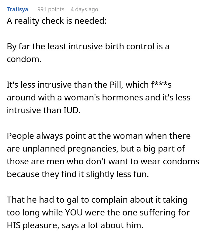 “AITAH For Being Mad At My Husband For His Behavior After I Got An IUD Inserted?”: Woman Gets A Wake-Up Call “AITAH For Being Mad At My Husband For His Behavior After I Got An IUD Inserted?”: Woman Gets A Wake-Up Call