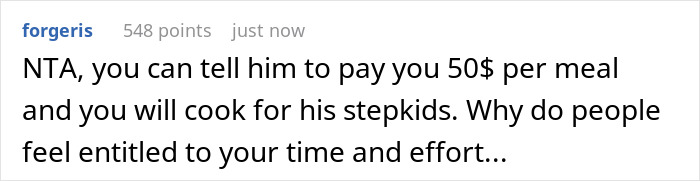 Entitled Dad Demands Bio Son Start Cooking For His Stepchildren, Gets Livid As Mom Supports Kid Entitled Dad Demands Bio Son Start Cooking For His Stepchildren, Gets Livid As Mom Supports Kid