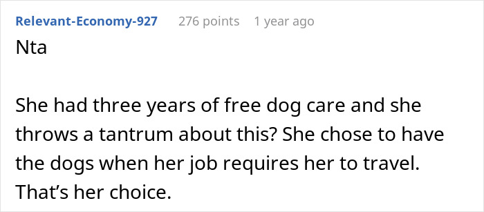 Woman Stops Talking To Mom Who Chose To Babysit Her Grandson Instead Of Watching Her Dogs Woman Stops Talking To Mom Who Chose To Babysit Her Grandson Instead Of Watching Her Dogs