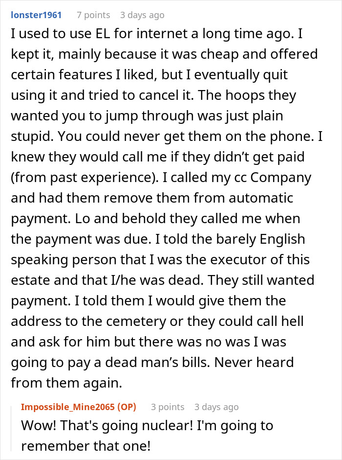 Man Prepares To Maliciously Comply With Phone Company Until His Wife Has An Even Better Idea Man Prepares To Maliciously Comply With Phone Company Until His Wife Has An Even Better Idea
