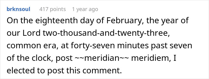 Woman Maliciously Complies With “No Abbreviations” Rule, Makes Supervisor Look Stupid Woman Maliciously Complies With “No Abbreviations” Rule, Makes Supervisor Look Stupid