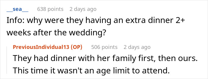 Bride Bans Groom’s Bro From Wedding Due To Age, Sparks Drama As He Refuses To Attend Family Dinner Bride Bans Groom’s Bro From Wedding Due To Age, Sparks Drama As He Refuses To Attend Family Dinner