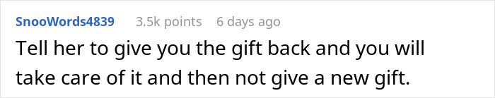 Newlyweds Ask Woman To Return Their Wedding Gift After They Didn’t Even Invite Her Newlyweds Ask Woman To Return Their Wedding Gift After They Didn’t Even Invite Her