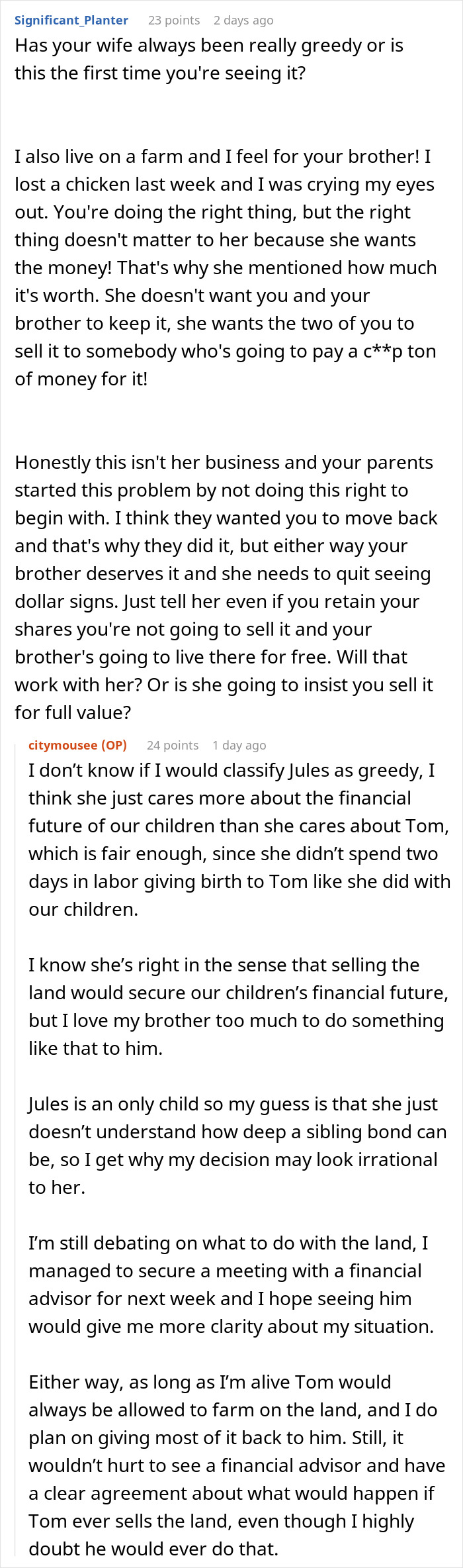 Woman Refuses To Speak To Husband Until He Changes His Decision To Share Inheritance With Brother Woman Refuses To Speak To Husband Until He Changes His Decision To Share Inheritance With Brother