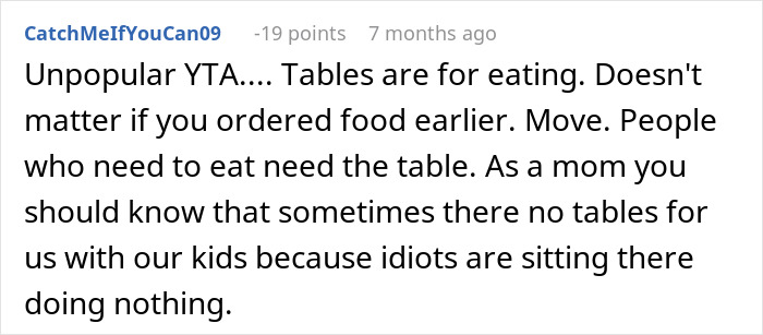 “She’s Scaring My Kids”: Entitled Woman Wants A Table, Tries Taking It From The Wrong Person “She’s Scaring My Kids”: Entitled Woman Wants A Table, Tries Taking It From The Wrong Person