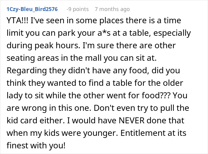 “She’s Scaring My Kids”: Entitled Woman Wants A Table, Tries Taking It From The Wrong Person “She’s Scaring My Kids”: Entitled Woman Wants A Table, Tries Taking It From The Wrong Person