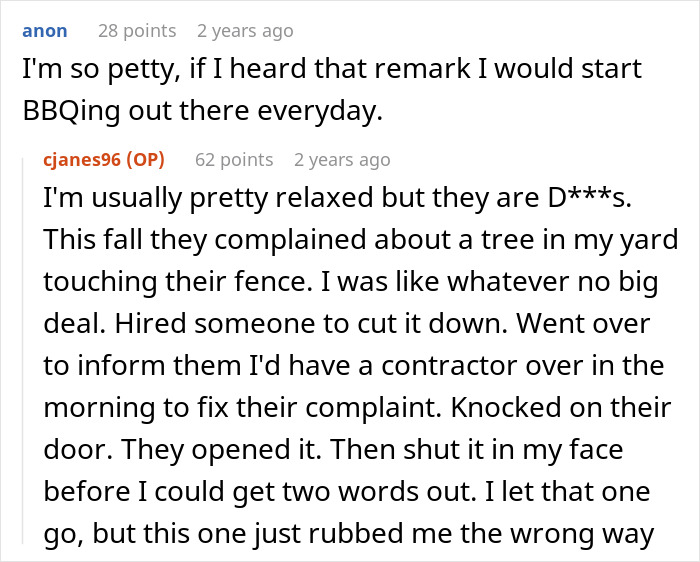 Bad Neighbors Scream At Lady For Using Her Own Yard Due To Their Reactive Dogs, She Gets Revenge Bad Neighbors Scream At Lady For Using Her Own Yard Due To Their Reactive Dogs, She Gets Revenge
