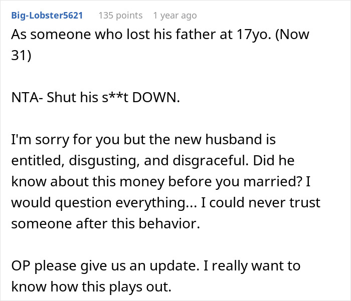 Man Sets Daughter Up For Life Before He Passes Away, Stepdad Threatens To Take It Away Man Sets Daughter Up For Life Before He Passes Away, Stepdad Threatens To Take It Away