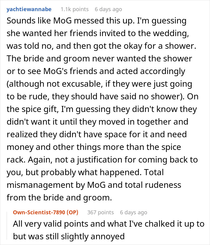Newlyweds Ask Woman To Return Their Wedding Gift After They Didn’t Even Invite Her Newlyweds Ask Woman To Return Their Wedding Gift After They Didn’t Even Invite Her