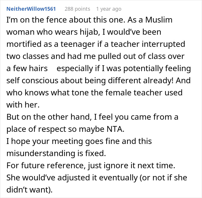 Muslim Student’s Headscarf Slips, Male Teacher Asks Female Colleague For Help, She Reports Him Muslim Student’s Headscarf Slips, Male Teacher Asks Female Colleague For Help, She Reports Him