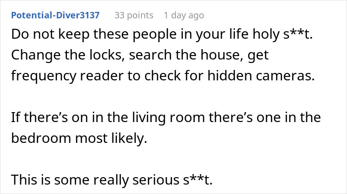 Parents Install Hidden Camera In Daughter’s Home To Police Intercourse, Spark Furious Fallout Parents Install Hidden Camera In Daughter’s Home To Police Intercourse, Spark Furious Fallout
