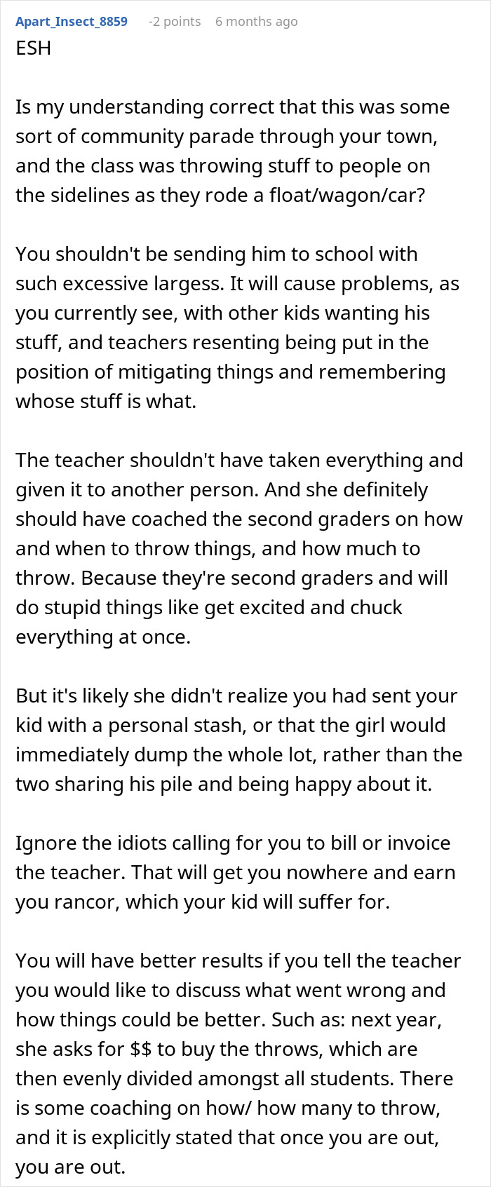 Teacher Forces Boy To Give Up $80 Worth Of Throws To Wasteful Classmate, Mom Retaliates Teacher Forces Boy To Give Up $80 Worth Of Throws To Wasteful Classmate, Mom Retaliates