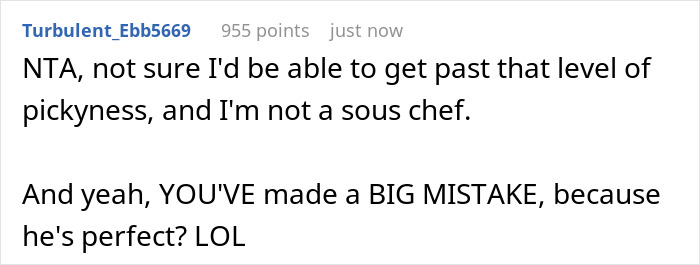 30YO Acts Like A Kid When It Comes To Food, Won’t Eat Anything “Complicated”, Chef GF Dumps Him 30YO Acts Like A Kid When It Comes To Food, Won’t Eat Anything “Complicated”, Chef GF Dumps Him