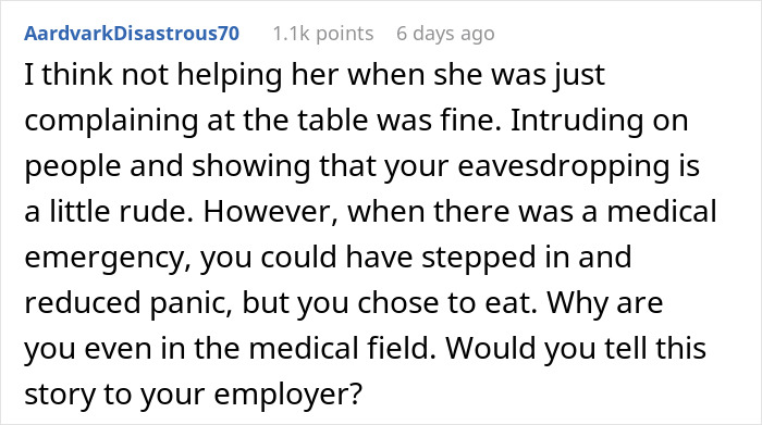 “I Just Kept Eating”: Nurse Confused Why Fiance Won’t Live With Him After He Ignores Emergency “I Just Kept Eating”: Nurse Confused Why Fiance Won’t Live With Him After He Ignores Emergency