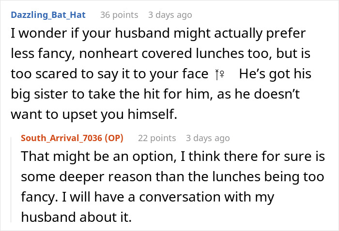 Woman Cooks For Her SIL Every Day, Gets Complaints About The Meals Being Too “Bourgeois” Woman Cooks For Her SIL Every Day, Gets Complaints About The Meals Being Too “Bourgeois”