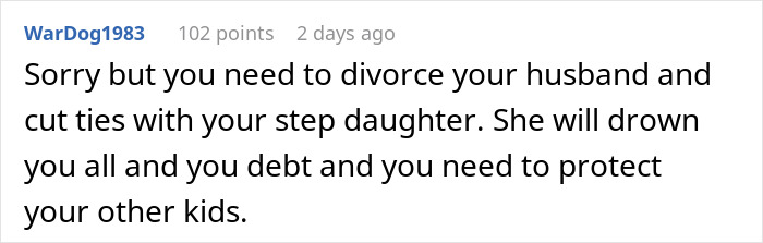 Woman Can’t Take Stepdaughter’s Behavior Anymore, Kicks Her Out And Separates From Husband Woman Can’t Take Stepdaughter’s Behavior Anymore, Kicks Her Out And Separates From Husband