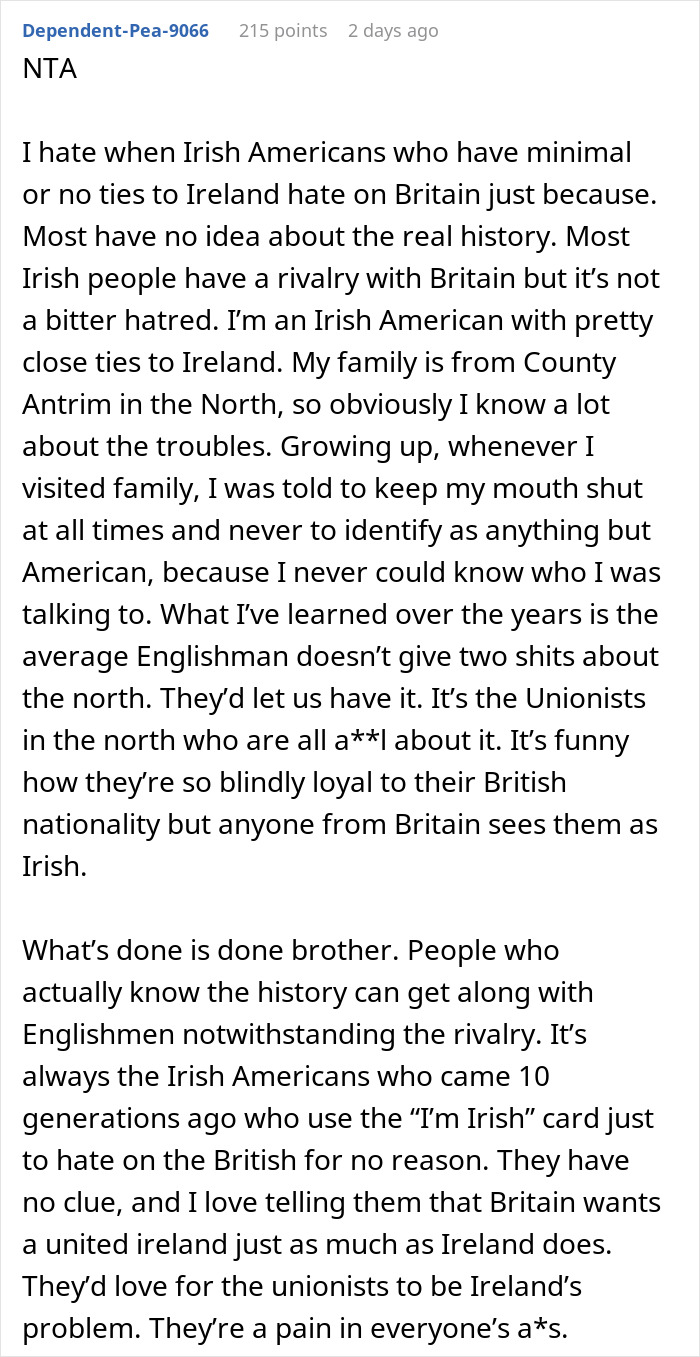 Irish American Mocks A British Guy, Gets A Reality Check After He Waves Passport In His Face Irish American Mocks A British Guy, Gets A Reality Check After He Waves Passport In His Face