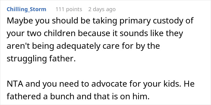 “AITA For Reminding My Ex I’m Only Responsible For Our Children And Not All Of His Kids?” “AITA For Reminding My Ex I’m Only Responsible For Our Children And Not All Of His Kids?”