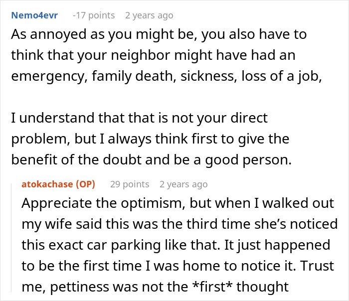 Neighbor Leaves Car Blocking Person’s Driveway, They Stand Back And Let Nature Take Revenge Neighbor Leaves Car Blocking Person’s Driveway, They Stand Back And Let Nature Take Revenge