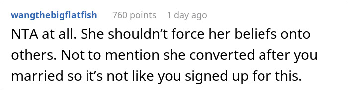 "AITA For Secretly Cheating On Our Vegetarian Diet That My Wife Made Our Family Do?" "AITA For Secretly Cheating On Our Vegetarian Diet That My Wife Made Our Family Do?"
