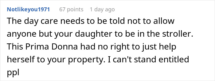 Mom Puts Entitled Karen In Her Place After She Hijacks Her Disabled Kid's Stroller At Daycare Mom Puts Entitled Karen In Her Place After She Hijacks Her Disabled Kid's Stroller At Daycare