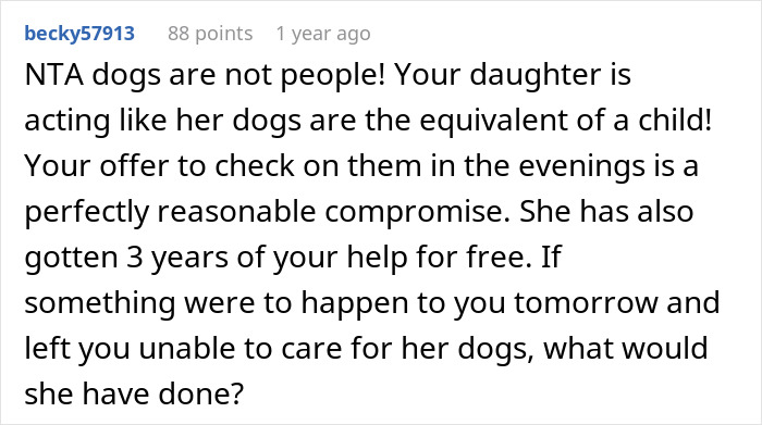 Woman Stops Talking To Mom Who Chose To Babysit Her Grandson Instead Of Watching Her Dogs Woman Stops Talking To Mom Who Chose To Babysit Her Grandson Instead Of Watching Her Dogs