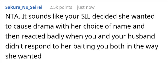 Woman’s Dream Baby Name Gets Lifted By SIL So She Just Picks Another One To SIL’s Rage And Dismay Woman’s Dream Baby Name Gets Lifted By SIL So She Just Picks Another One To SIL’s Rage And Dismay