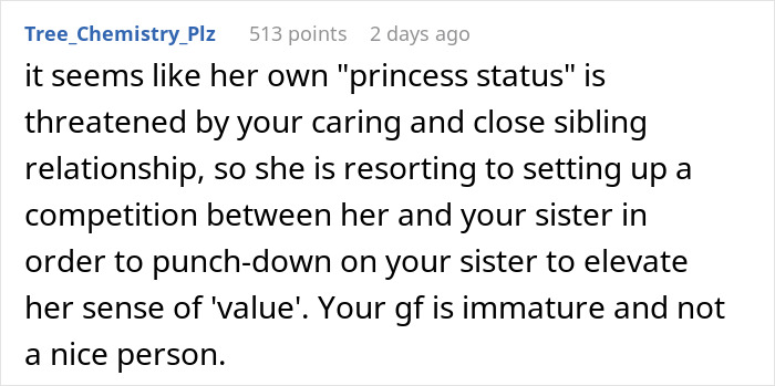 Woman Criticizes BF's Sister's Love Life, BF Fires Back Saying She Gave Him The 'Ick' Woman Criticizes BF's Sister's Love Life, BF Fires Back Saying She Gave Him The 'Ick'