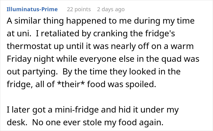 "They Never Asked And They Always Ate Everything": Woman Gets Revenge On Roommate "They Never Asked And They Always Ate Everything": Woman Gets Revenge On Roommate