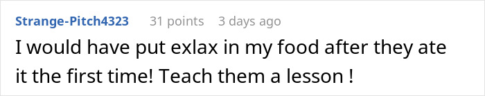 "They Never Asked And They Always Ate Everything": Woman Gets Revenge On Roommate "They Never Asked And They Always Ate Everything": Woman Gets Revenge On Roommate