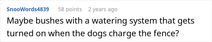 Bad Neighbors Scream At Lady For Using Her Own Yard Due To Their Reactive Dogs, She Gets Revenge Bad Neighbors Scream At Lady For Using Her Own Yard Due To Their Reactive Dogs, She Gets Revenge